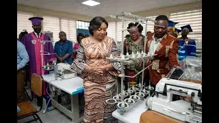 L&rsquo;ISAM baptise son grand atelier de couture industriel : Denise Nyakeru Tshisekedi