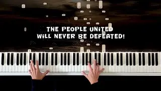 Rzewski - The People United Will Never Be Defeated! Theme Piano Tutorial