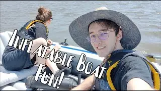 Inflatable Boat Maiden Voyage!!! (Intex Excursion 5)