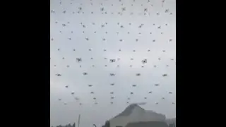 Chinese AI drone army swarm