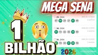 Mega-Sena 2955: pr&ecirc;mio hist&oacute;rico de 1 bilh&atilde;o