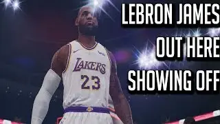 NBA LIVE 19 ONLINE H2H - LBJ OUT HERE SHOWING OFF!!!!!! #KEEPSIMALIVE