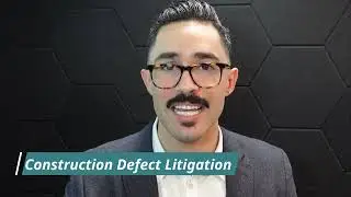 Construction Defect litigation for Condominiums