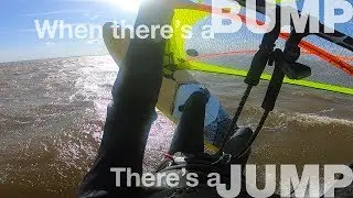 If there's a BUMP, there's a JUMP! Windsurfing the Midwest
