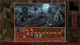 Heroes 3 Death Valley town update with new townscreen and puzzle map