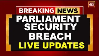 Parliament Security Breach LIVE Updates: Man Jumps Wall, Enters Premises Of Parliament