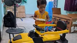 Olivia Tests Her Brother&rsquo;s Toy Car 🚗 | Toyzone Ride-On Jeep Review | অলিভিয়া দাদার গাড়ি চালালো 💛