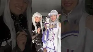 Cosplay Transition ✨with @samiiviicosplay #emilia #echidna #rezero #anime #cosplay #transition