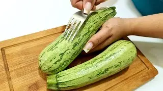 Um garfo e duas abobrinha ! a receita que você tem que fazer 😋
