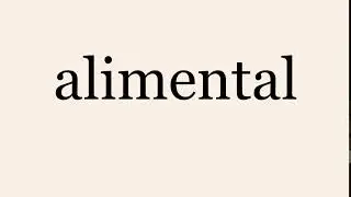 alimental