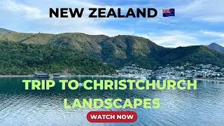 TRIP TO CHRISTCHURCH I LANDSCAPES I DRIVING AND FILMING I New Zealand I