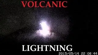 5/15/2015 -- Volcanic eruption and lightning from Mt. Sakurajima in Japan