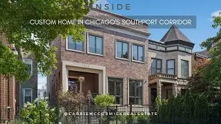 INSIDE CUSTOM HOME IN CHICAGO'S SOUTHPORT CORRIDOR