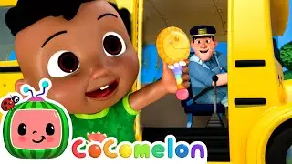 Wheels on the Yellow Bus! | CoComelon | 🚌Wheels on the BUS Songs! | 🚌Nursery Rhymes for Kids
