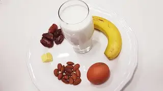 Unique and healthy homemade milkshake recipe | Weakness-recovering milkshake