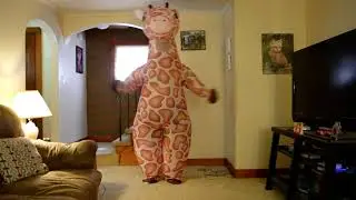 Inflatable Giraffe Costume