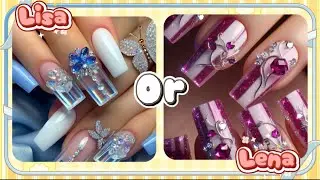 Lisa vs Lena – Nail Art Battle | (NailArt Edition)💅#lisa#lena#nailsart 
