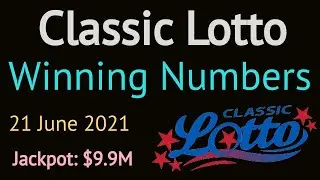 Today Ohio Classic Lotto Winning Numbers Monday 21 June 2021. Classic Lotto Drawing Results Tonight