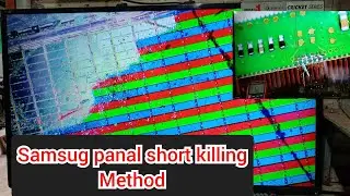 Samsung panel short removing method