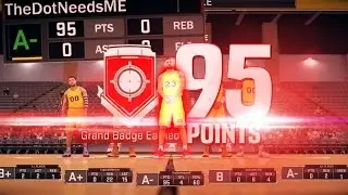 NBA 2K17 - THIS PATCH IS INSANE! GRAND BADGE LIGHTS UP FOR A 95 POINT GAME ONLINE!!! SHARPSHOOTER!