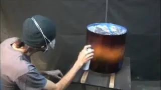 DIY Drum Making: Painting Drums For Sunburst Drum Finish
