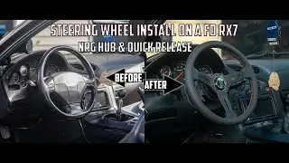 FD RX7 NRG Quick Release Steering Hub Install