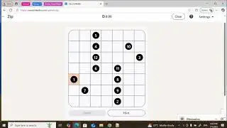 LinkedIn Games - Zip #106 Answer | 01 July, 2025_Solved 🚀