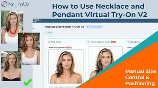 Necklace & Pendant Virtual Try-On V2 Tutorial - Size & Length Control