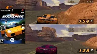 Need For Speed Hot Pursuit 2 🚨 - Multiplayer Splitscreen Gameplay Races #2 - Android Aethersx2 PS2
