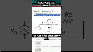 NPTEL Analog VLSI Design Week 2 Answers | NOC25-EE111 | IIT Kanpur | Jul-Dec 2025