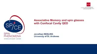 Talks - Workshop-School on Quantum Spinoptics 2024 - Jonathan KEELING, University of St. Andrews