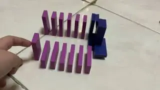 10 New Domino Tricks in Slow Motion