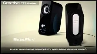Creative T12 Wireless Stereo Bluetooth Wireless Speakers Product Demo - French
