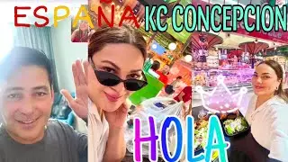 KC CONCEPCION, nagshare ng ganap niya nuong nasa Spain sya at pinakita sa papa Gabby nya ang ganda..