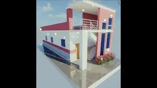 D5 Software Render Building Revit To D5 Residential Building 1BHK #D5 #render #revit  @SKBroGaming