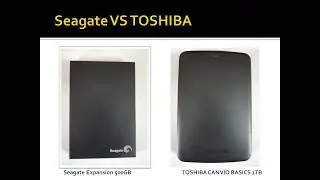 Seagate VS TOSHIBA External Hard Drive Benchmark