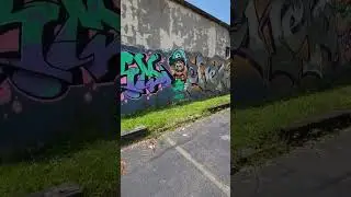 Super Mario bros graffiti