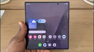 Samsung Z Fold 7: как установить приложение Samsung Clock