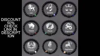 12 Zodiac Signs Bracelet Homme 12 Constellation Jewelry for Women Scorpio Gemini Sagittarius Bracele