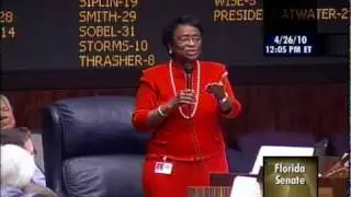 Senator Joyner recognizes Senator Victor Crist