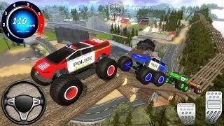 Juegos De Carros Police Monster Truck Impossible Driver Car Extreme Racing For Android Mud Gameplay