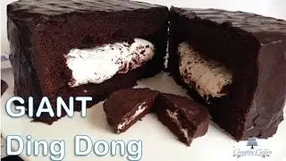 How to make a GIANT  Ding Dong from Creative Cakes by Sharon