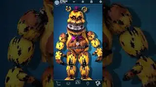 Nightmare Fredbear FNaF Workshop Animation
