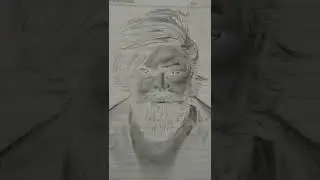 #yashkgf nagative drawing of yash in KGF chapter -2 😉☺️