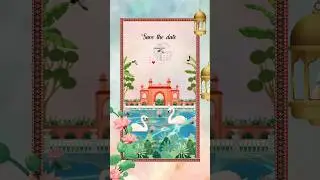 Get people to save your date with beautiful invites. #savethedate #wedding #einvite #invitation