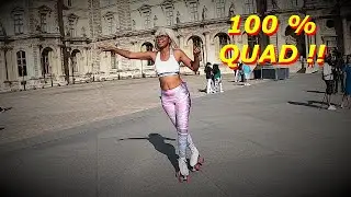 Roller Quad in Paris (Disco, Freeskate & Ride extrême ! )