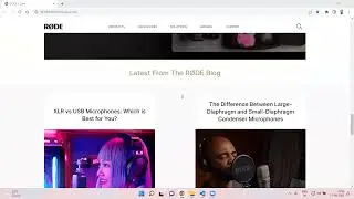 Project 18: RØDE Home page UI
