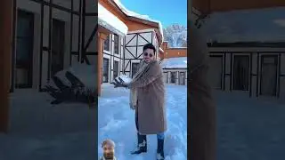 Couple reaction video!! #love #travel #snow #tamil #music #song #snowfall #youtubeshorts #viralvideo