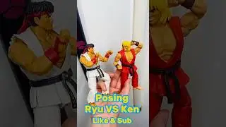 #ryu #vs #ken #streetfighter #capcomgames #capcom #posing #actionfigures #street #fighter #movie