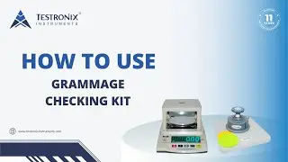 How to Use Grammage Checking Kit Manufacture, Supplier | Testronix Instruments